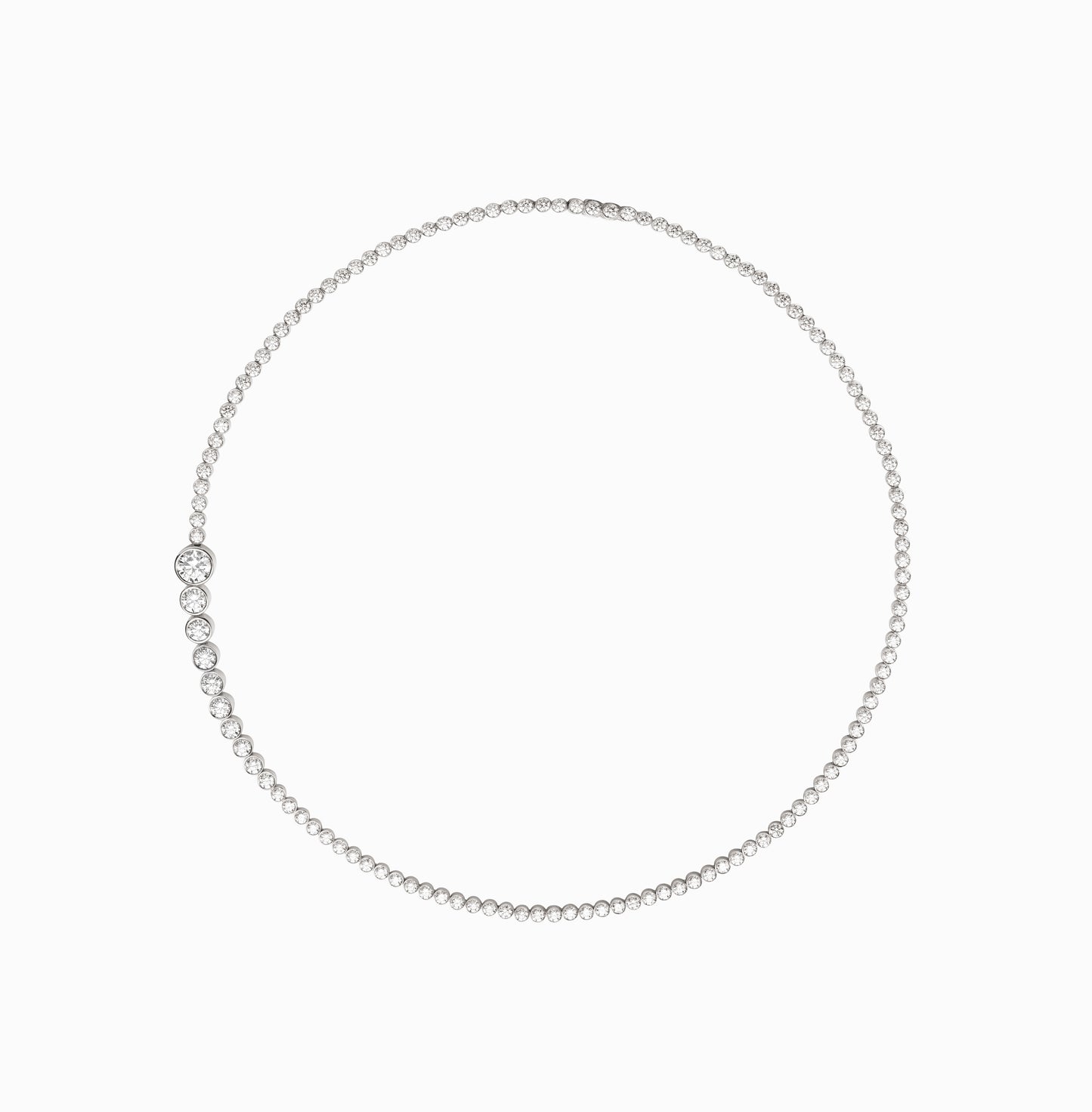 Collier de Tennis Royal Blanc