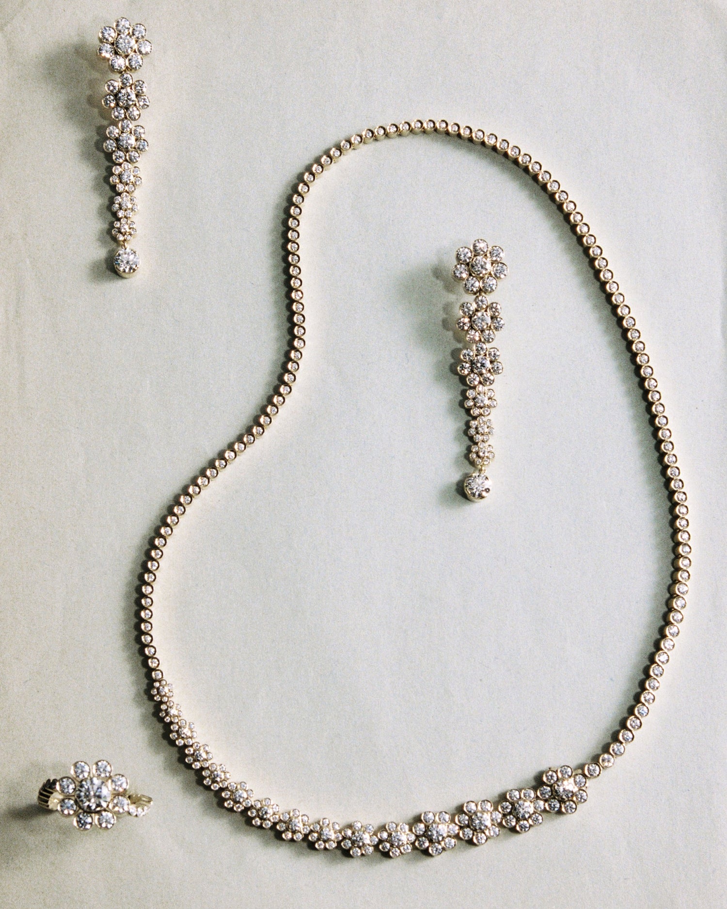 Fleur Collection diamond pieces.