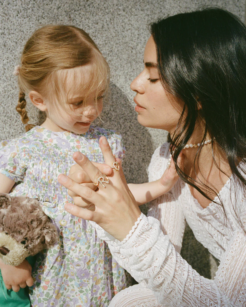 Portrait of Coco Baudelle and Daughter.