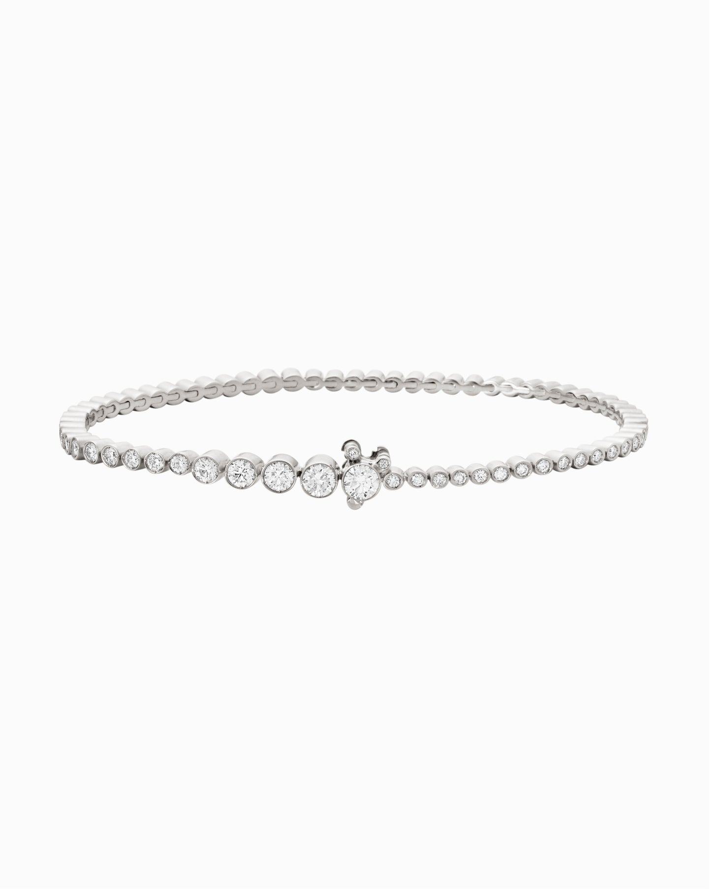 Bracelet de Tennis Classique Blanc