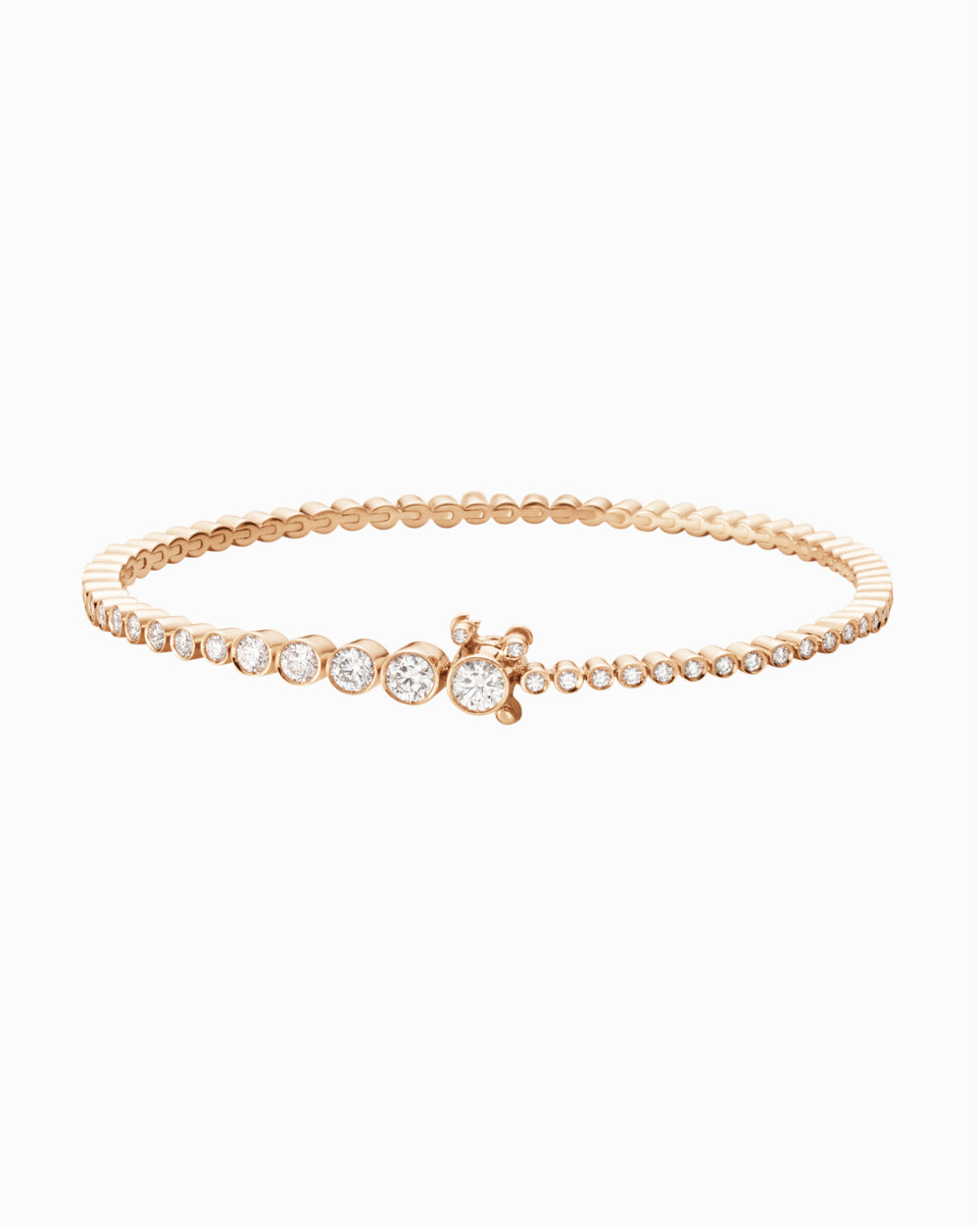 Bracelet de Tennis Classique Rose