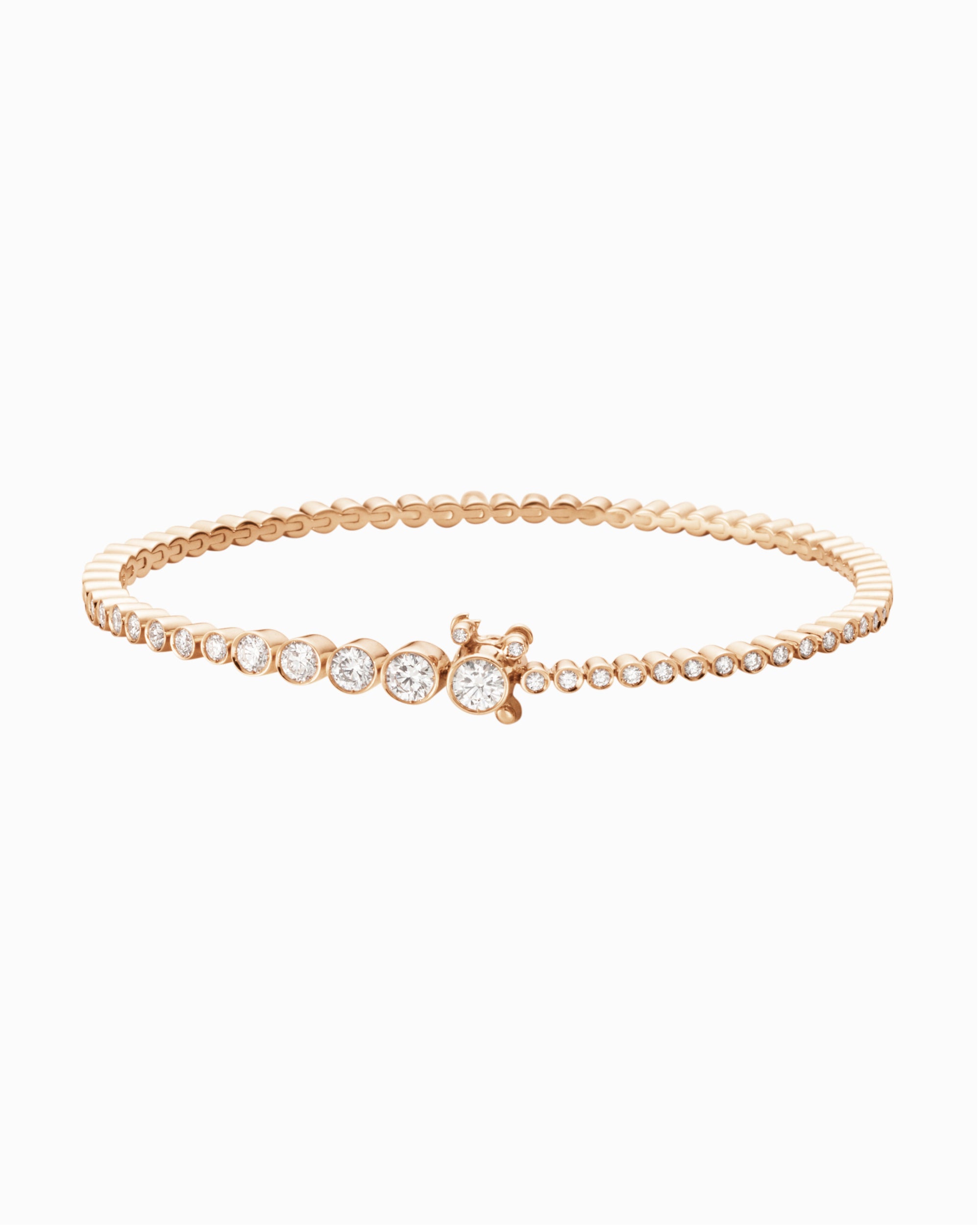 Bracelet de Tennis Classique Rose