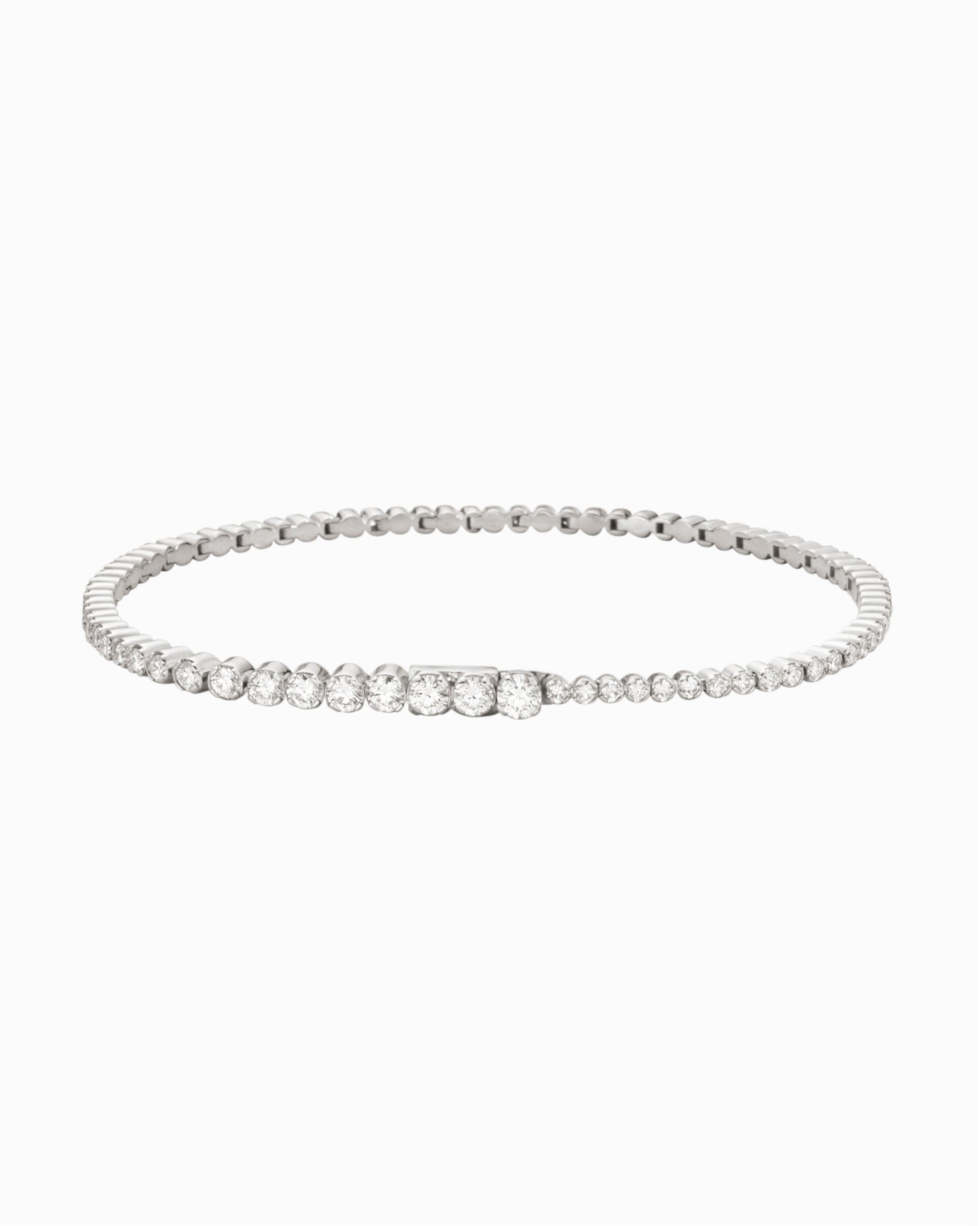 Bracelet de Tennis Nuage Blanc