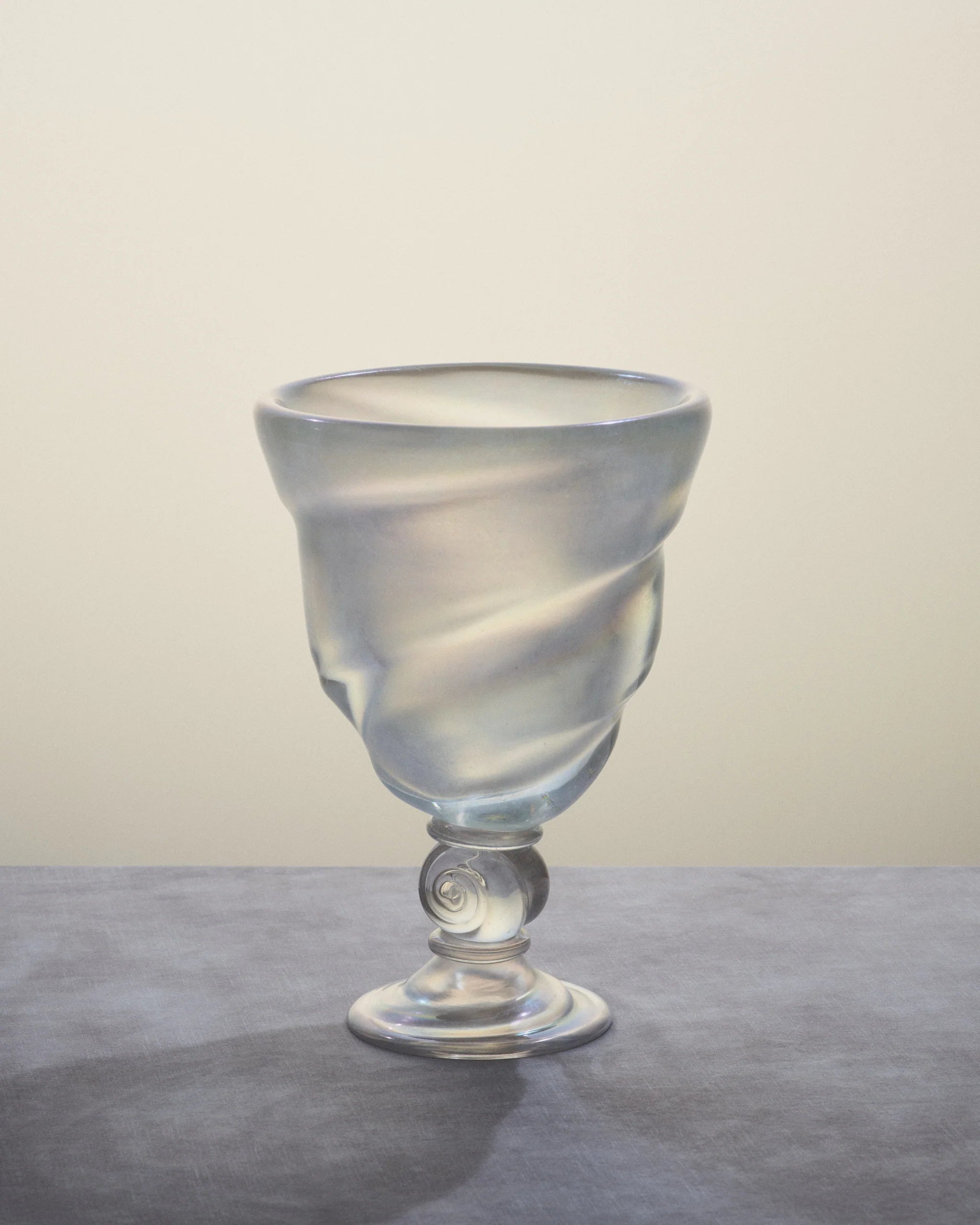 Glass vase Cellophane