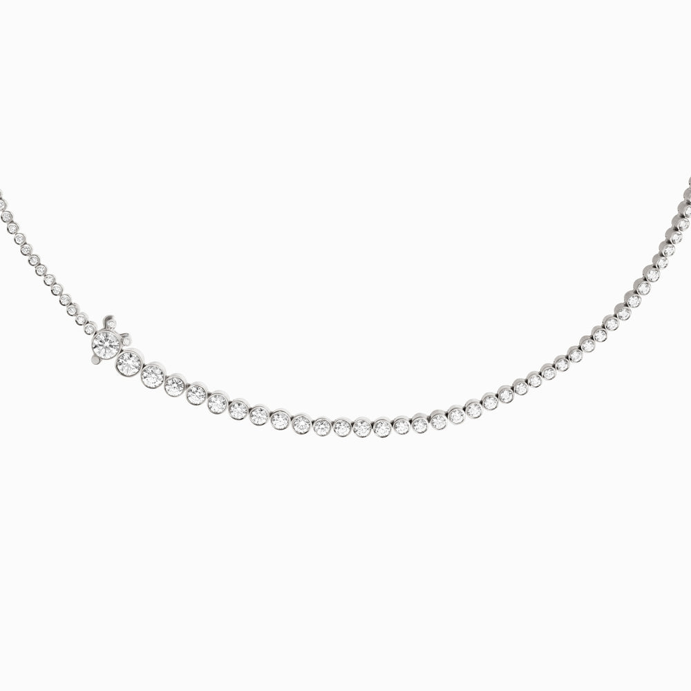 Collier de Tennis Blanc