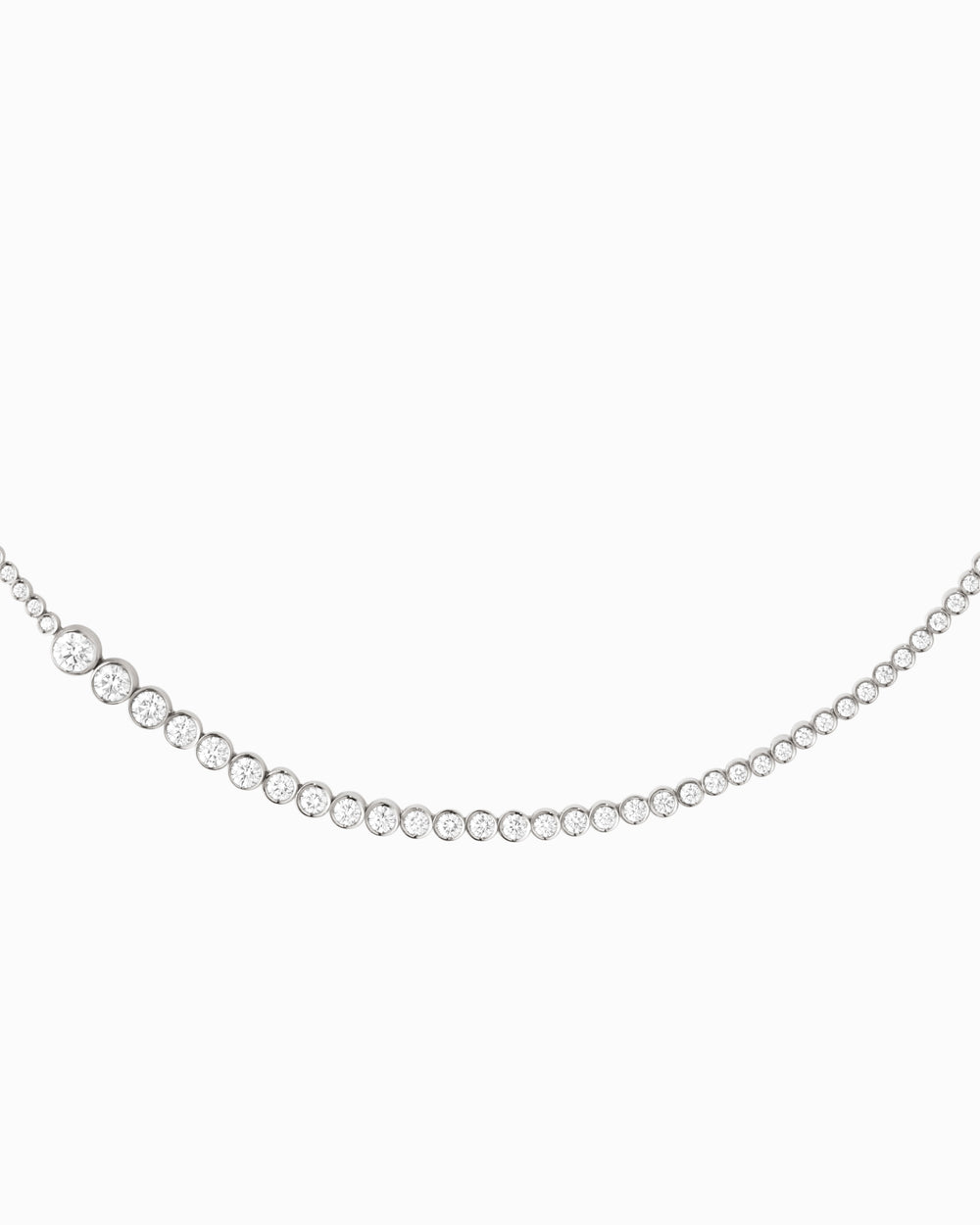 Collier de Tennis Blanc