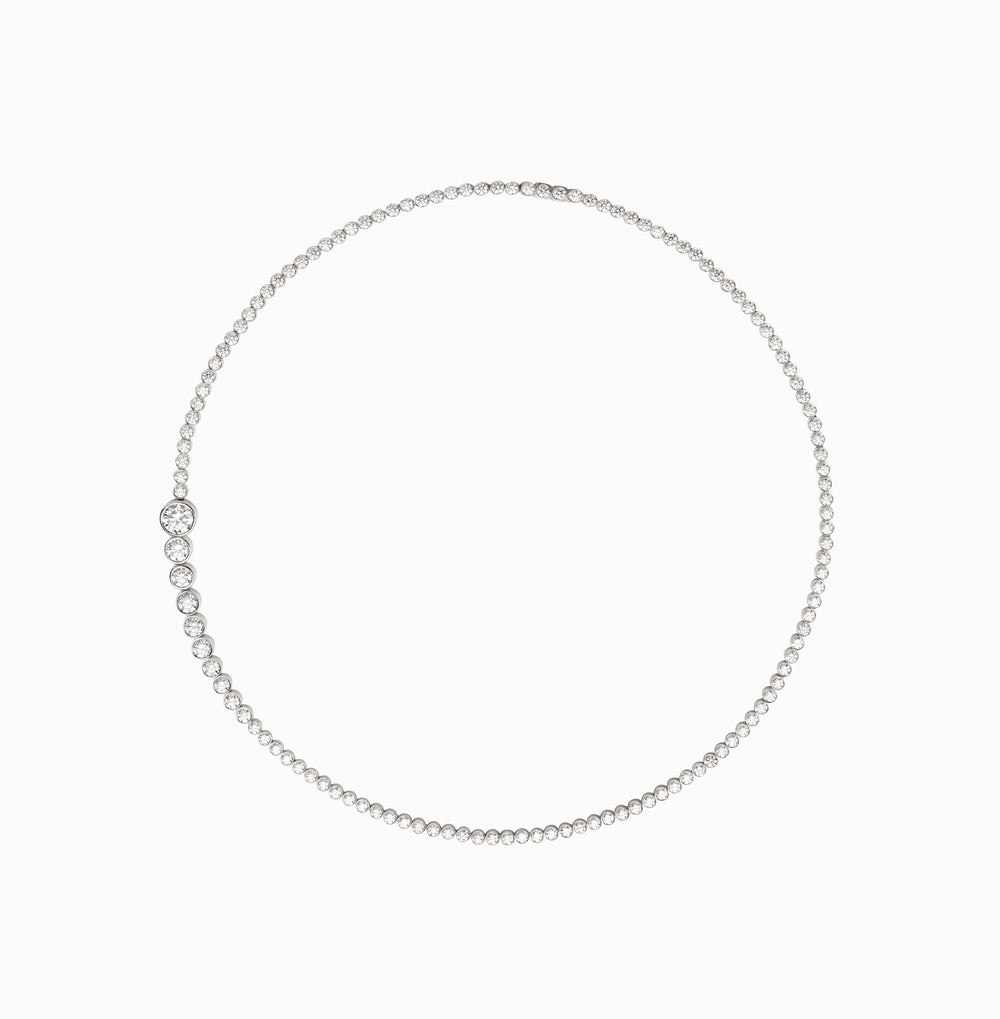 Collier de Tennis Royal Blanc