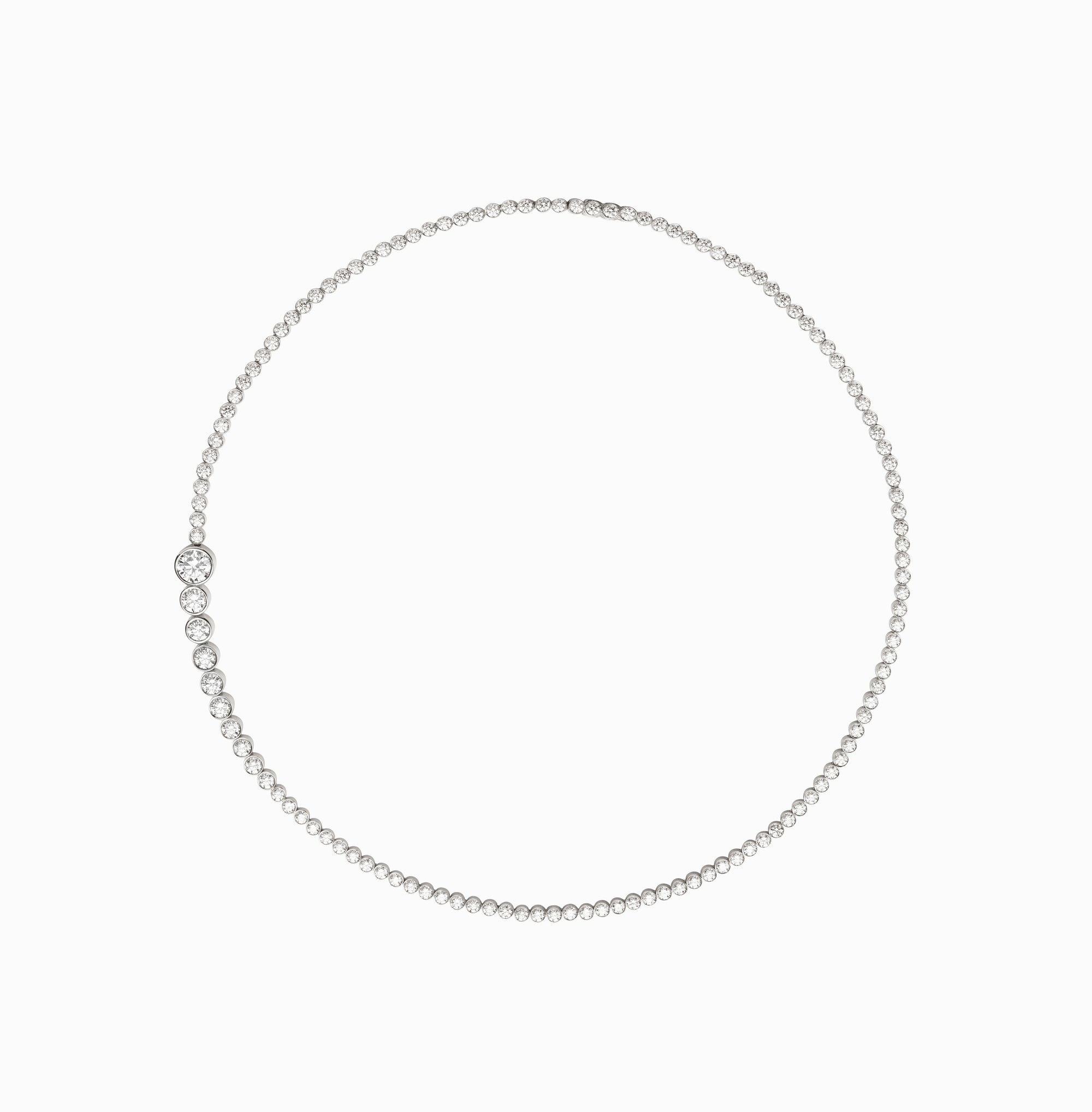 Collier de Tennis Royal Blanc