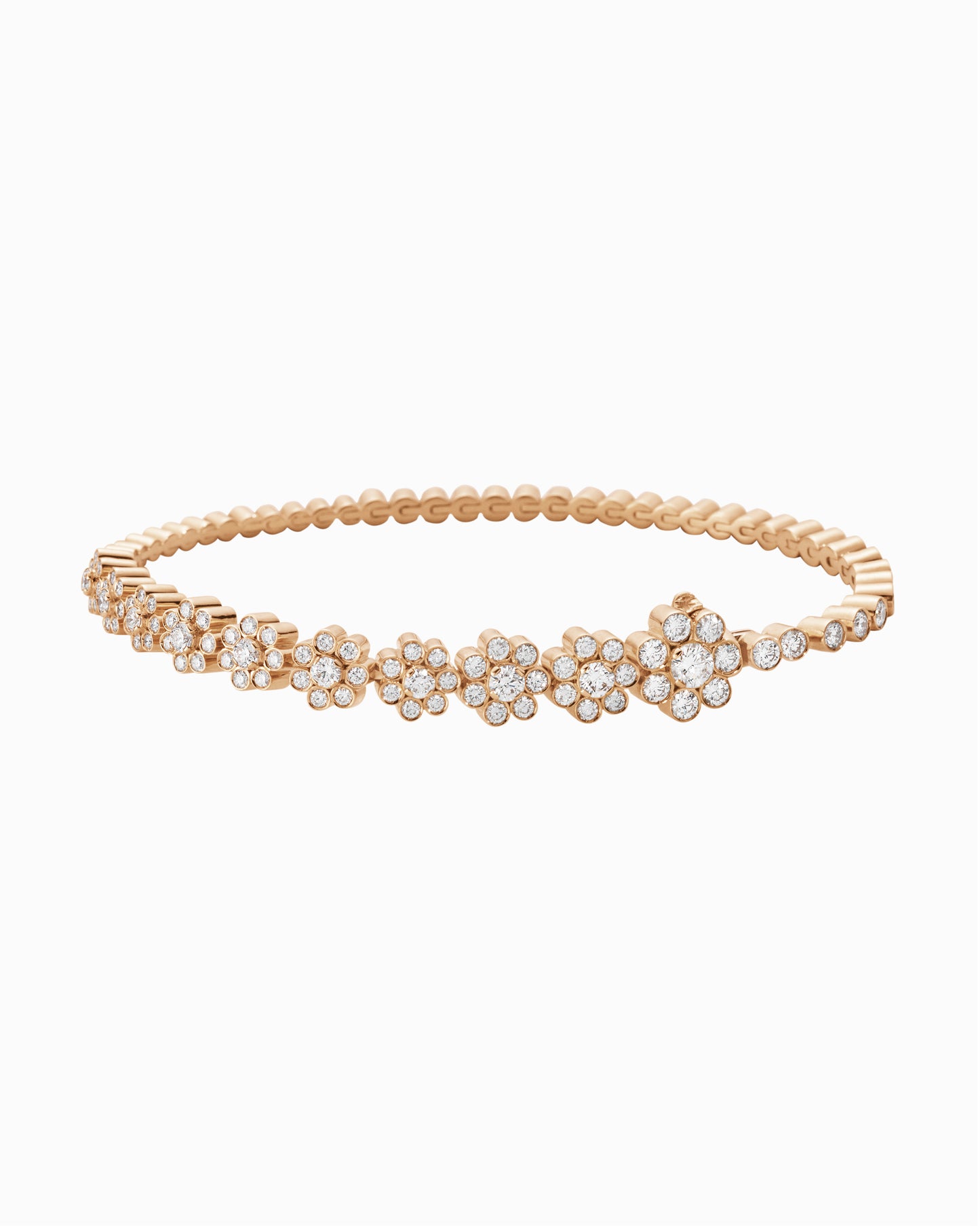 Fleur de Tennis Bracelet Rose