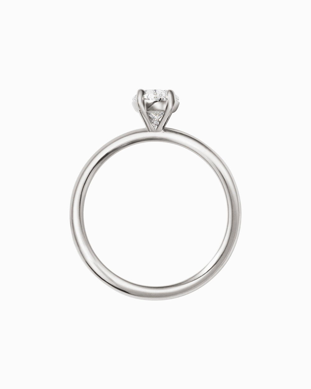 Ovale Diamant Blanc