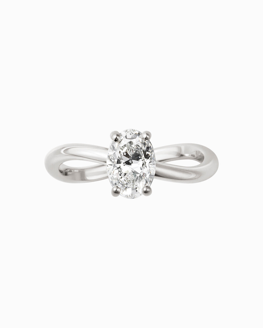 Ovale Diamant Blanc