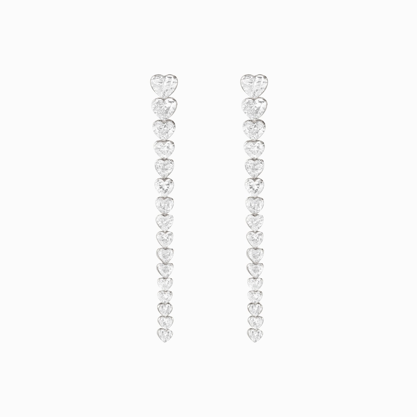 Promenade de Coeurs Blanc