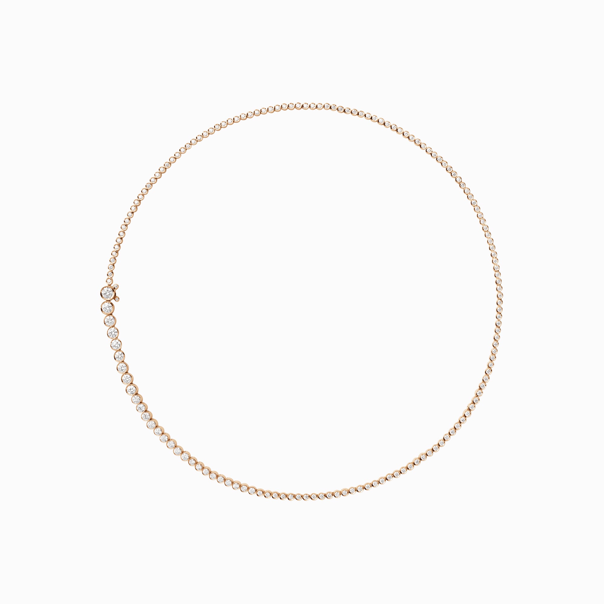 Collier de Tennis Classique Rose