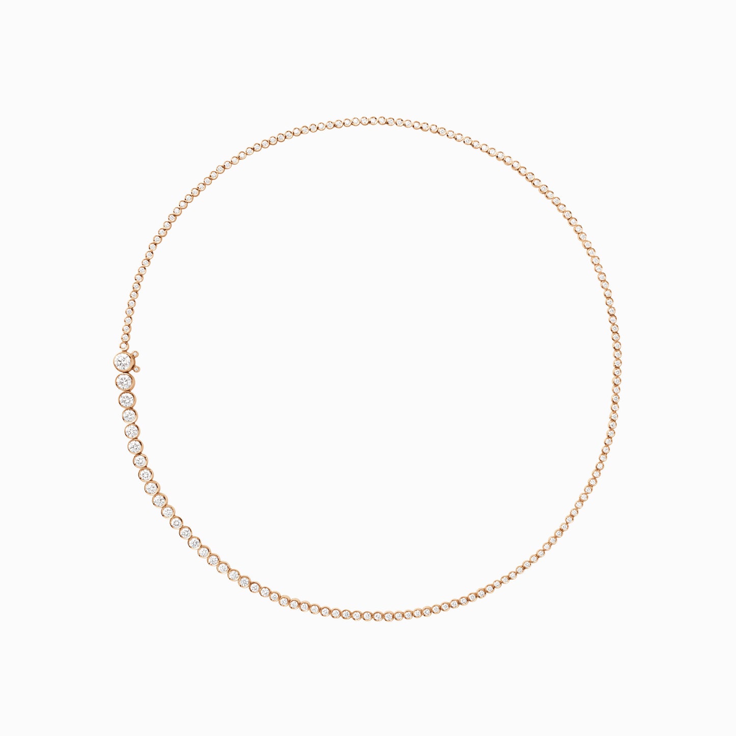 Collier de Tennis Rose